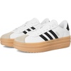 image:imageadidas Kids VL Court Bold ShoeWhiteBlackWonder Beige