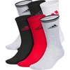 Cool Light Heather/Black/Better Scarlet/Mixed/2