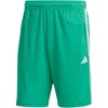 image:imageadidas Mens Train Essentials Pique Striped Athletic Shorts Training Casual Bottoms Casual Moisture Wicking  PinkCourt Green  White
