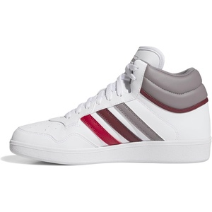 image:imageAdidas UnisexAdult Hoops 40 Mid TopWhiteTaupe OxideShadow Red