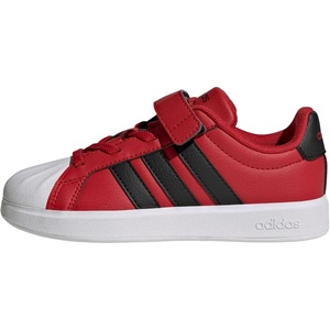 image:imageAdidas UnisexChild Streettalk Elastic Lace amp StrapBetter ScarletBlackWhite