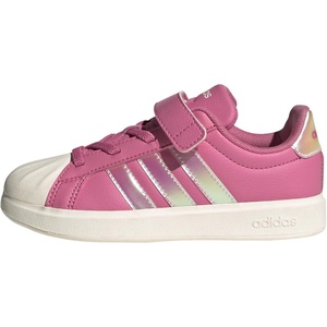 image:imageAdidas UnisexChild Streettalk Elastic Lace amp StrapPink FusionWhiteWonder Quartz