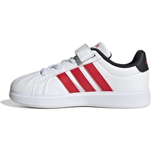 image:imageAdidas UnisexChild Streettalk Elastic Lace amp StrapWhiteBetter ScarletBlack