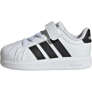 image:imageAdidas UnisexChild Streettalk Elastic Lace amp StrapWhiteBlackBlack