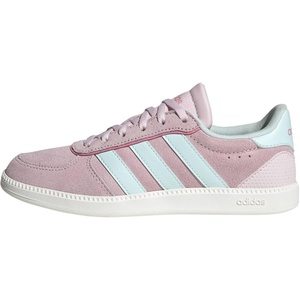 image:imageadidas Kids Breaknet Sleek Elastic Lace amp Strap ShoeClear PinkHalo MintBliss Pink