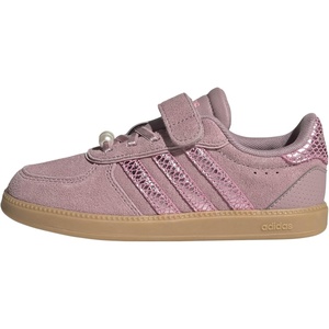 image:imageadidas Kids Breaknet Sleek Elastic Lace amp Strap ShoeMagic MauveBliss PinkGum