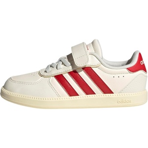 image:imageadidas Kids Breaknet Sleek Elastic Lace amp Strap ShoeOff WhiteBetter ScarletWarm Vanilla