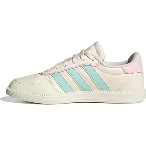 image:imageadidas Kids Breaknet Sleek Elastic Lace amp Strap ShoeOff WhiteSemi Flash AquaClear Pink