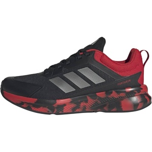image:imageadidas Kids Fortarun 40 Big KidBlackIron MetallicBetter Scarlet