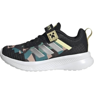 image:imageadidas Kids Fortarun 40 Big KidBlackMatte SilverDual YellowMinecraft