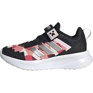 image:imageadidas Kids Fortarun 40 Big KidBlackSilver MetallicDistilled PinkMinecraft
