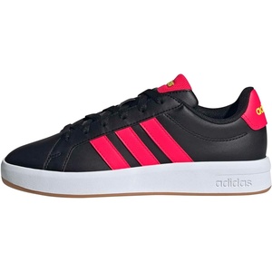 image:imageadidas Kids Grand Court 30 ShoeBlackLucid RedLucid Lemon