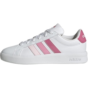 image:imageadidas Kids Grand Court 30 ShoeWhitePink FusionBliss Pink