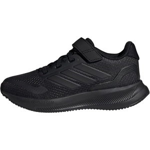 image:imageadidas Kids Marvel Run Falcon 5 Elastic Lace amp StrapBlackBlackBlack