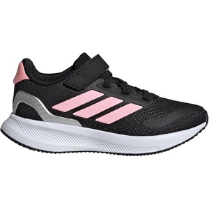 image:imageadidas Kids Marvel Run Falcon 5 Elastic Lace amp StrapBlackPink SparkSilver Metallic
