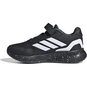 image:imageadidas Kids Marvel Run Falcon 5 Elastic Lace amp StrapBlackWhiteGrey