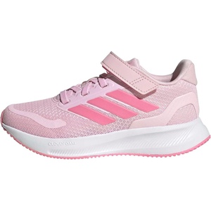 image:imageadidas Kids Marvel Run Falcon 5 Elastic Lace amp StrapClear PinkBliss PinkClear Pink