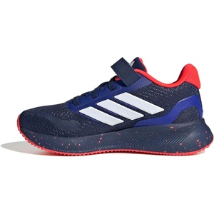 image:imageadidas Kids Marvel Run Falcon 5 Elastic Lace amp StrapDark BlueWhiteSolar Red