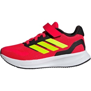 image:imageadidas Kids Marvel Run Falcon 5 Elastic Lace amp StrapLucid RedLucid LemonBlack