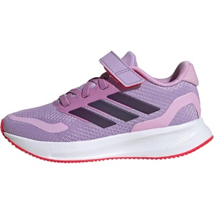 image:imageadidas Kids Marvel Run Falcon 5 Elastic Lace amp StrapPowder PlumAurora PlumLucid Red