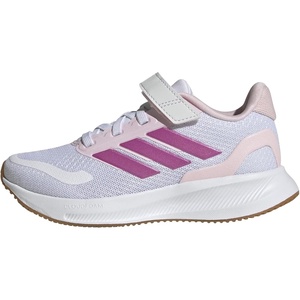 image:imageadidas Kids Marvel Run Falcon 5 Elastic Lace amp StrapWhiteClear PinkGum