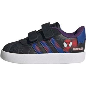 image:imageadidas Kids VL Court 30 Hook amp Loop ShoeBlackTeam Royal BlueVioletSpiderman