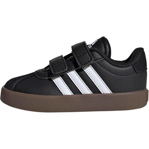 image:imageadidas Kids VL Court 30 Hook amp Loop ShoeBlackWhiteGum
