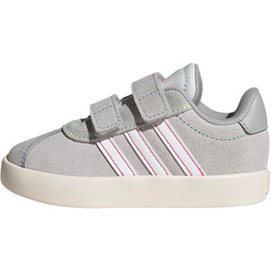image:imageadidas Kids VL Court 30 Hook amp Loop ShoeDash GreyWhiteLime Burst