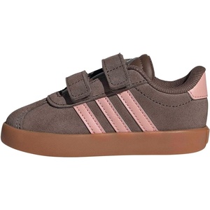image:imageadidas Kids VL Court 30 Hook amp Loop ShoeEarth StrataSemi Frozen TurboAmber Gum