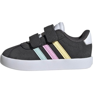 image:imageadidas Kids VL Court 30 Hook amp Loop ShoeGreyHalo MintBliss Lilac