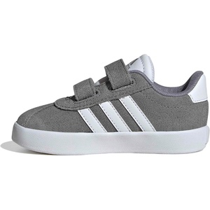 image:imageadidas Kids VL Court 30 Hook amp Loop ShoeGreyWhiteGrey