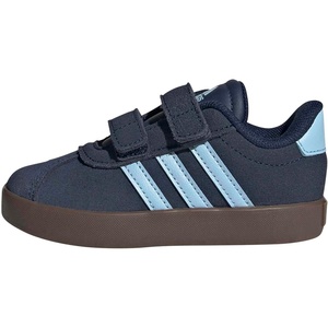 image:imageadidas Kids VL Court 30 Hook amp Loop ShoeNight IndigoClear SkyGum