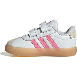 image:imageadidas Kids VL Court 30 Hook amp Loop ShoeWhiteBliss PinkAlumina