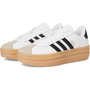 image:imageadidas Kids VL Court Bold ShoeWhiteBlackWonder Beige