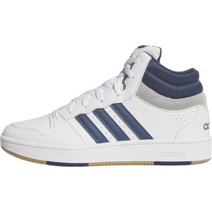 image:imageadidas Mens Hoops Mid Classic Lace Up Sneakers Shoes Casual  Blue WhiteBlackBlackCarbon