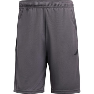 image:imageadidas Mens Train Essentials Pique Striped Athletic Shorts Training Casual Bottoms Casual Moisture Wicking  PinkGrey FiveBlack