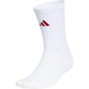image:imageadidas Unisex Select Basketball Socks 1 PairWhiteTeam Power Red 22Quarter