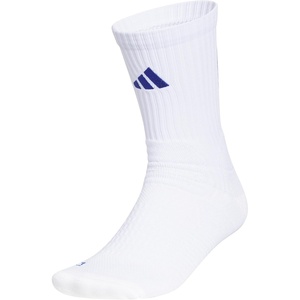 image:imageadidas Unisex Select Basketball Socks 1 PairWhiteTeam Royal Blue2Quarter