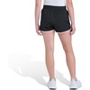 image:imageAdidas Girls Elastic Waistband Retro Woven ShortsBlack With Pink