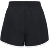 image:imageAdidas Girls Elastic Waistband Retro Woven ShortsBlackWhite Stripe