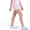 image:imageAdidas Girls Elastic Waistband Retro Woven ShortsClear Pink