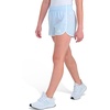 image:imageAdidas Girls Elastic Waistband Retro Woven ShortsClear Sky