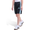image:imageadidas 3Stripe Mesh Athletic ShortsBlack With Blue