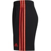 image:imageadidas 3Stripe Mesh Athletic ShortsBlackRed