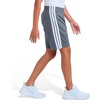 image:imageadidas 3Stripe Mesh Athletic ShortsDark Grey
