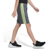 image:imageadidas 3Stripe Mesh Athletic ShortsGrey With Green