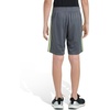 image:imageadidas 3Stripe Mesh Athletic ShortsGrey With Green