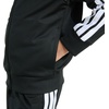 image:imageadidas Big Kid 3Stripe Zip Front Iconic Tricot JacketBlack