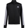 image:imageadidas Big Kid 3Stripe Zip Front Iconic Tricot JacketBlack