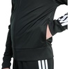 image:imageadidas Big Kid 3Stripe Zip Front Iconic Tricot JacketBlack